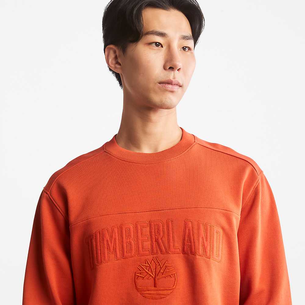 Orange Men's Timberland Earthkeepers Sweatshirt | Israel-4798536