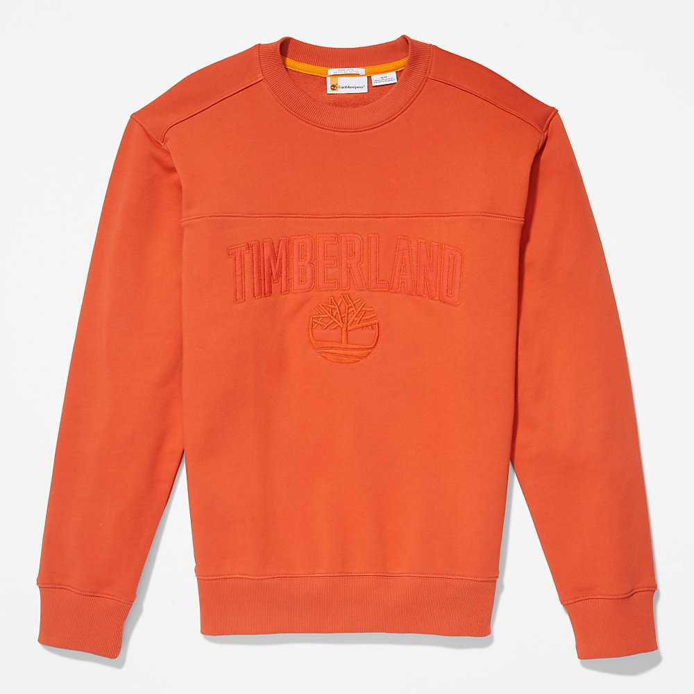 Orange Men's Timberland Earthkeepers Sweatshirt | Israel-4798536