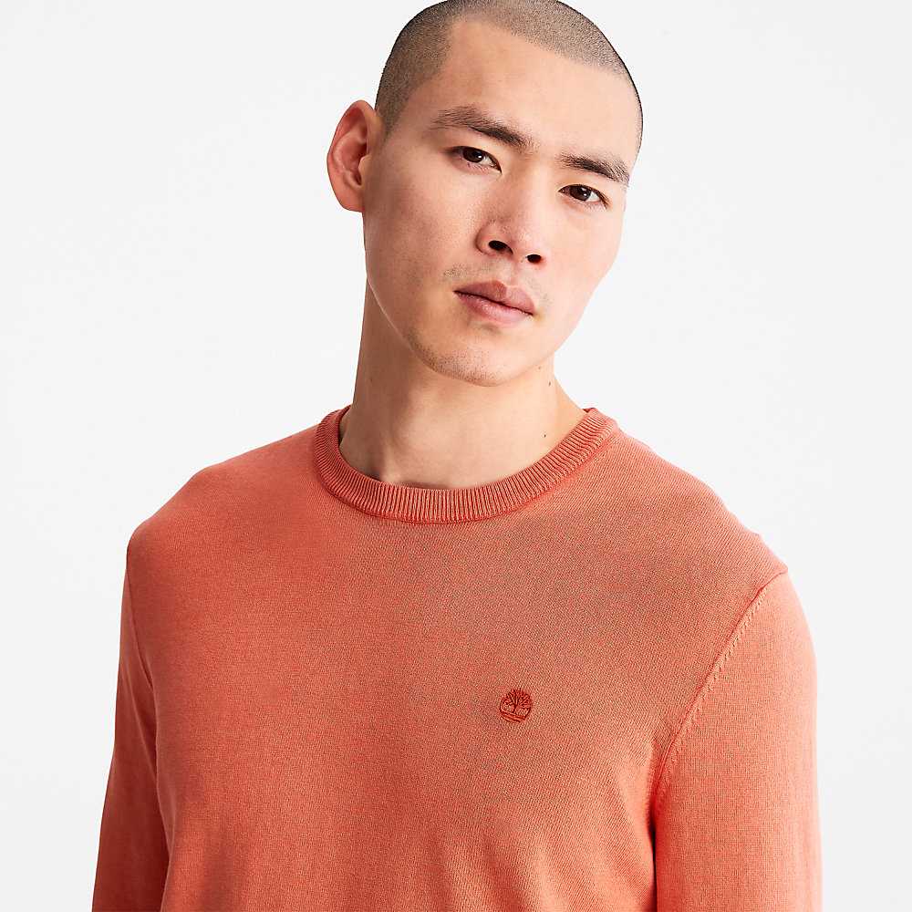 Orange Men's Timberland Earthkeepers Sweatshirt | Israel-5219863