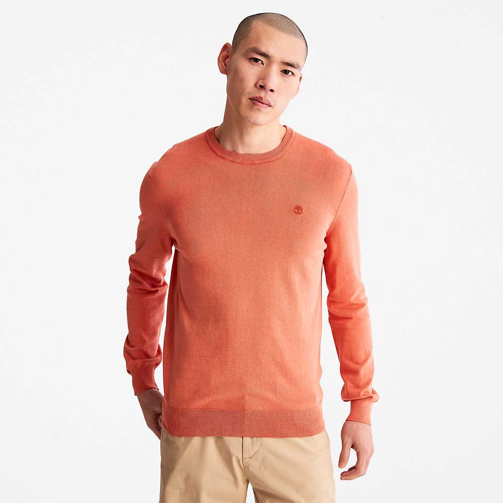 Orange Men\'s Timberland Earthkeepers Sweatshirt | Israel-5219863