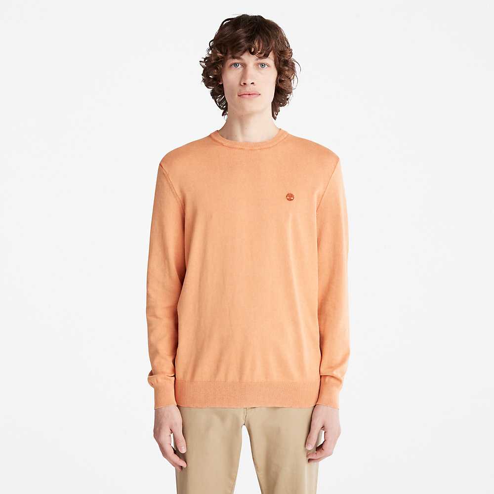 Orange Men\'s Timberland Earthkeepers Sweatshirt | Israel-6534091