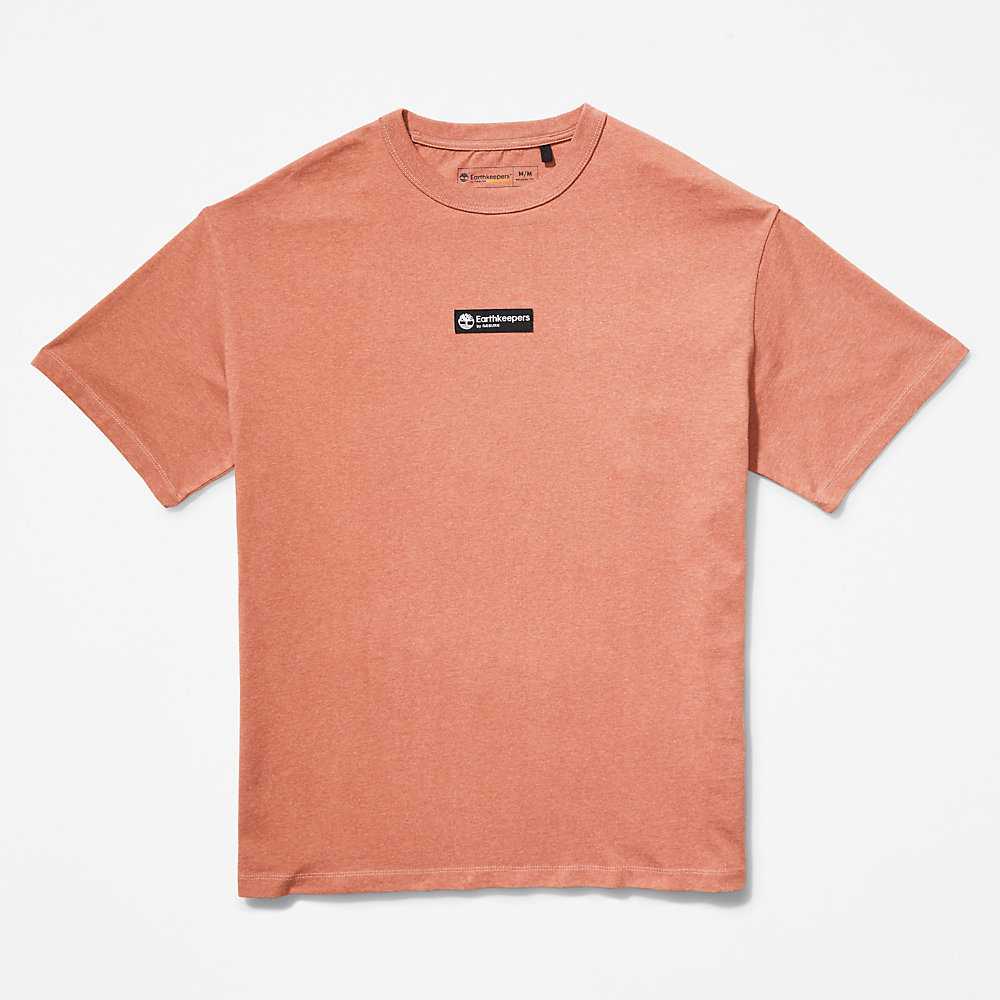 Orange Men's Timberland Earthkeepers T Shirts | Israel-7536041