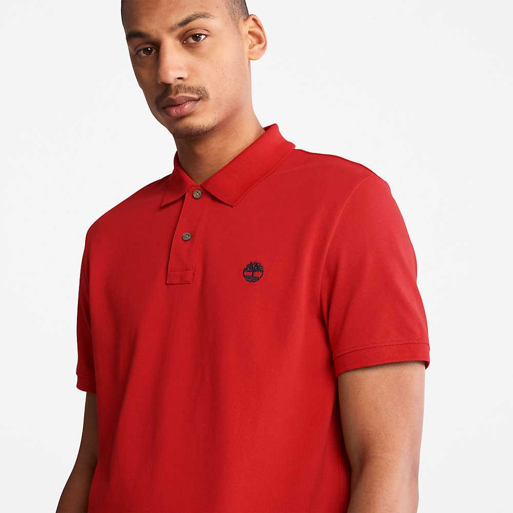 Orange Men's Timberland Millers River Polo Shirts | Israel-4652807