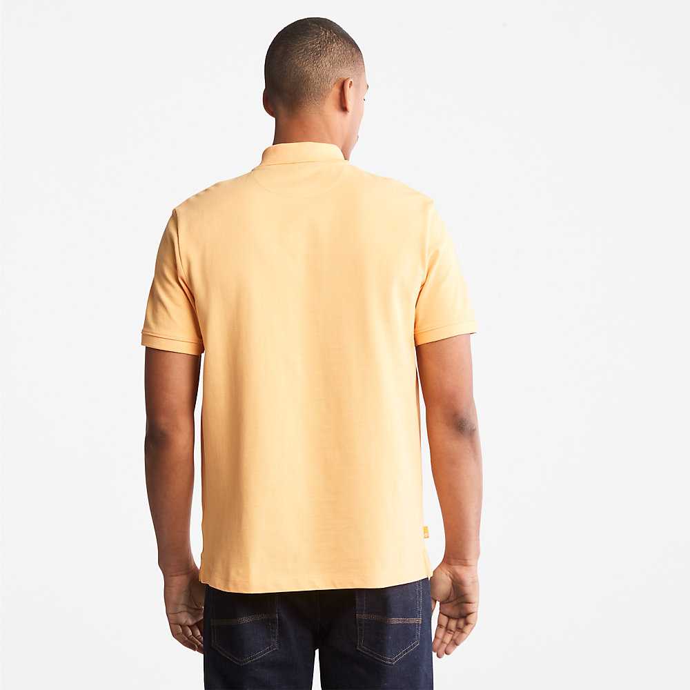 Orange Men's Timberland Millers River Polo Shirts | Israel-7835096