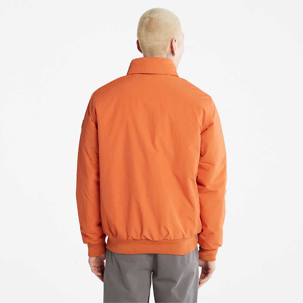 Orange Men's Timberland Mount Lafayette Bomber Jacket | Israel-7645832