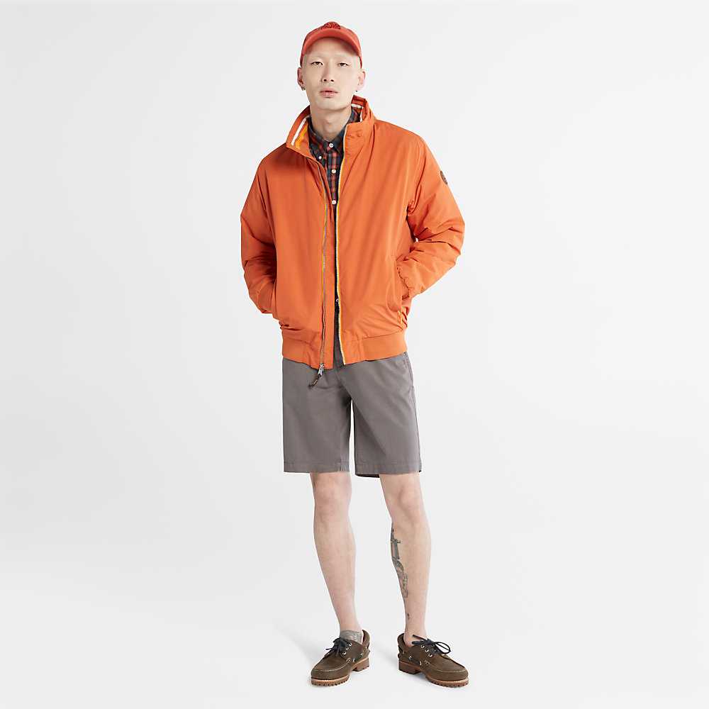 Orange Men's Timberland Mount Lafayette Bomber Jacket | Israel-7645832