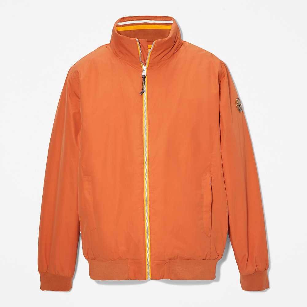 Orange Men's Timberland Mount Lafayette Bomber Jacket | Israel-7645832