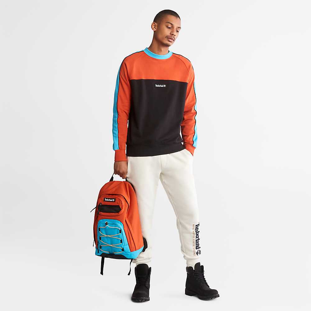 Orange Men's Timberland Outdoor Archive Sweatshirt | Israel-2165387