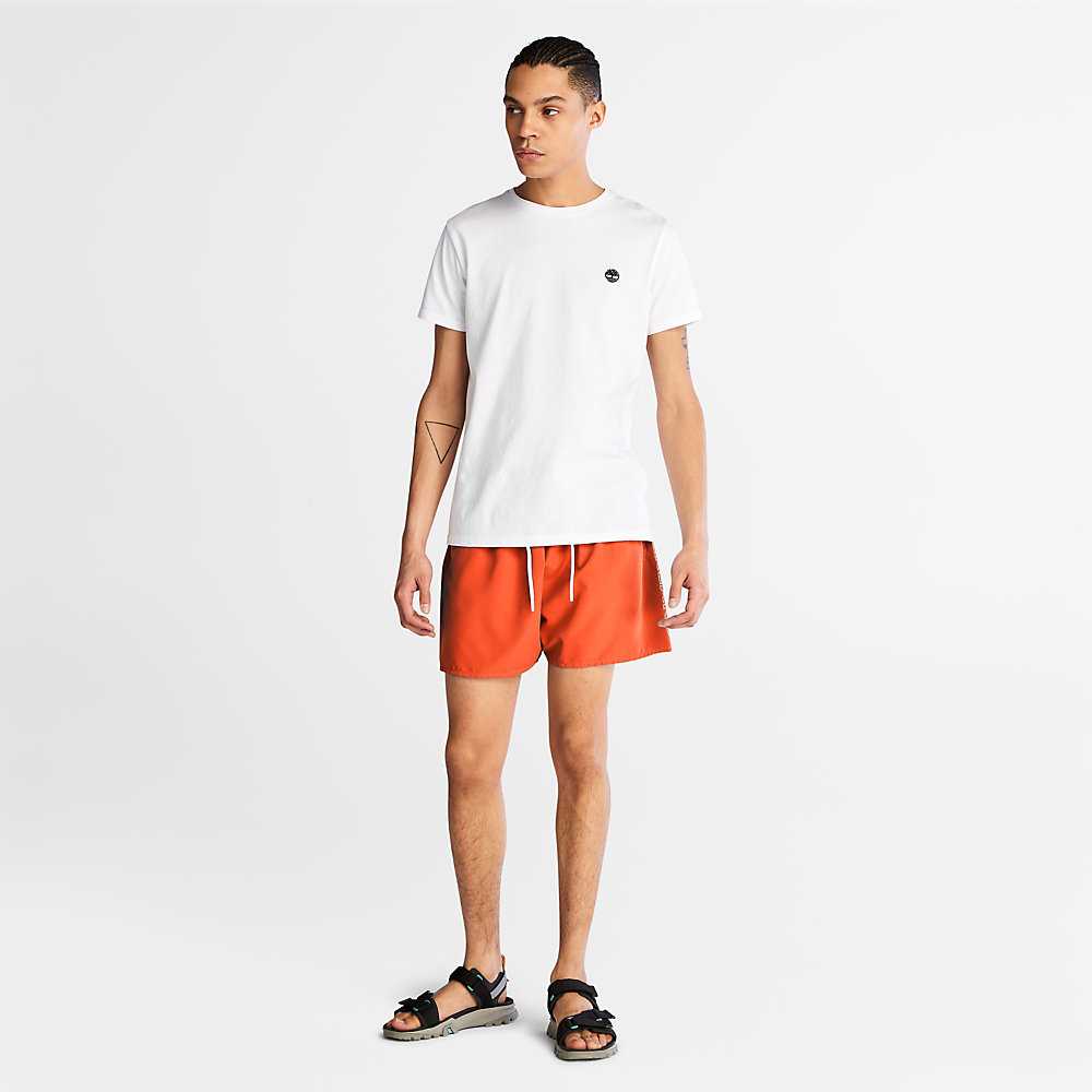 Orange Men's Timberland Sunapee Lake Shorts | Israel-1059782