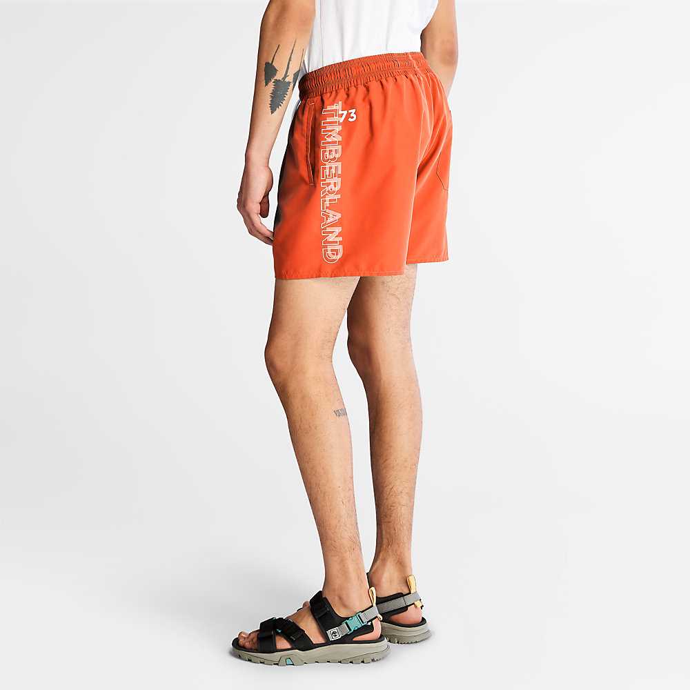 Orange Men's Timberland Sunapee Lake Shorts | Israel-1059782