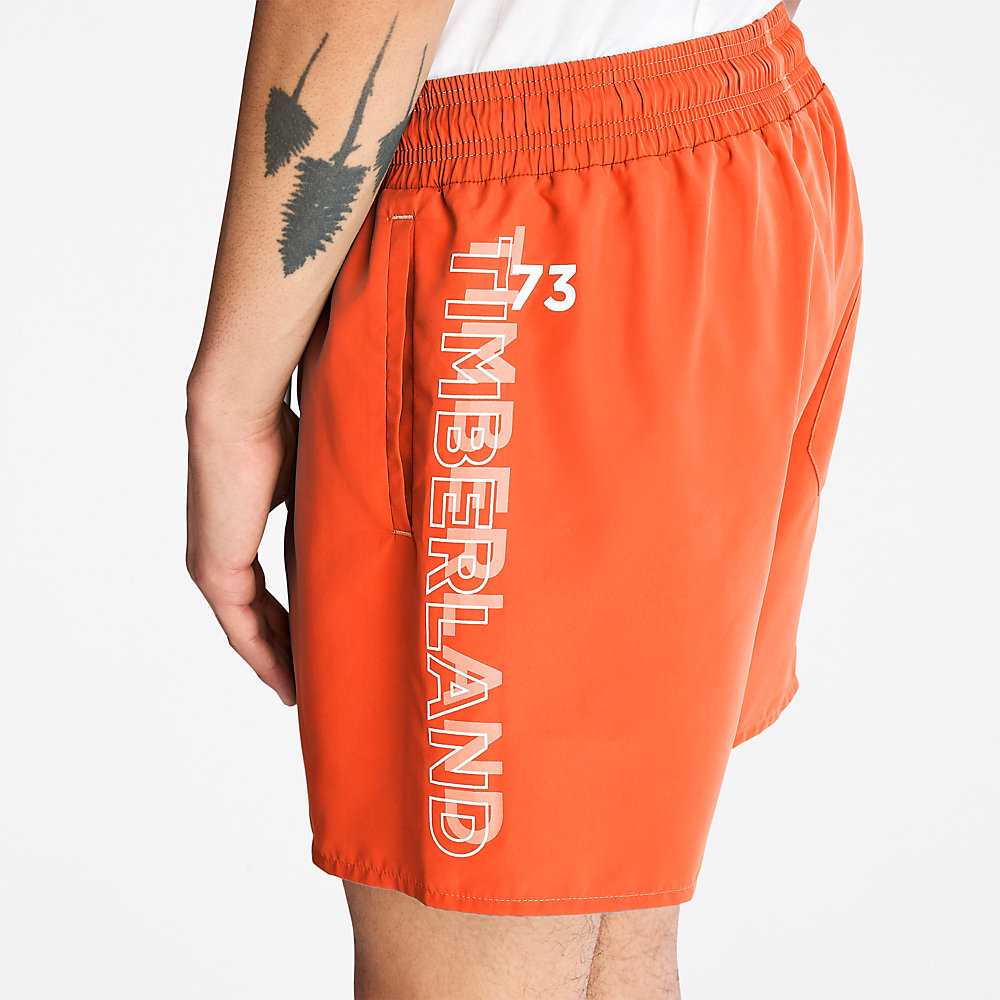 Orange Men's Timberland Sunapee Lake Shorts | Israel-1059782