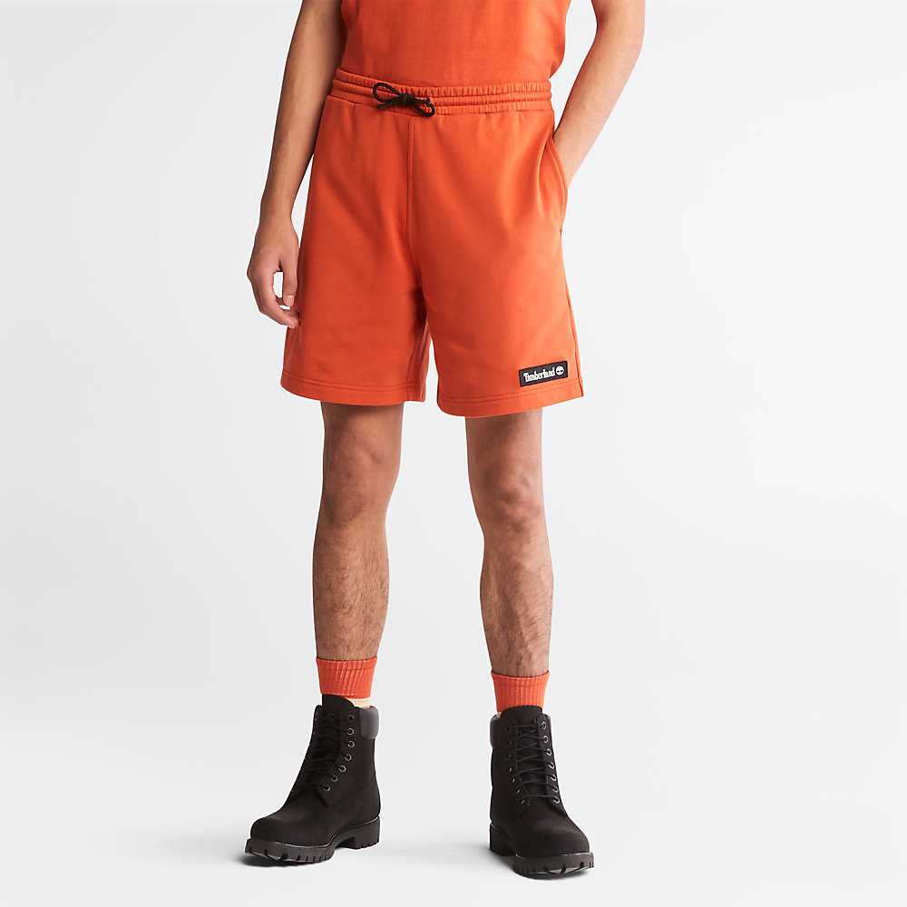 Orange Women's Timberland All Gender Sweat Shorts | Israel-5463829