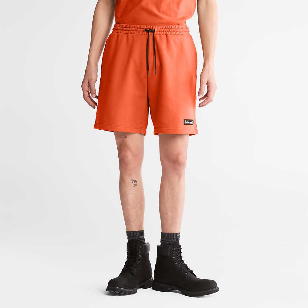 Orange Women's Timberland All Gender Sweat Shorts | Israel-5463829