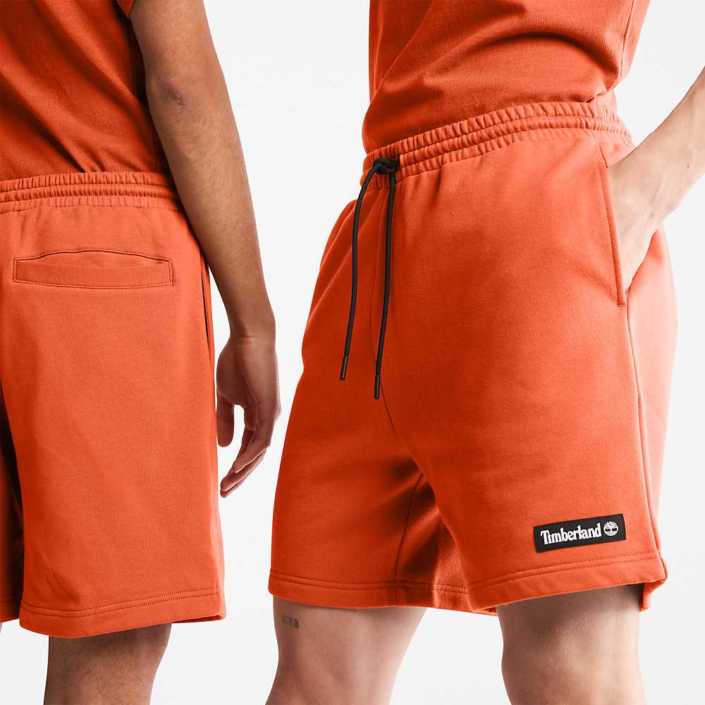 Orange Women's Timberland All Gender Sweat Shorts | Israel-5463829