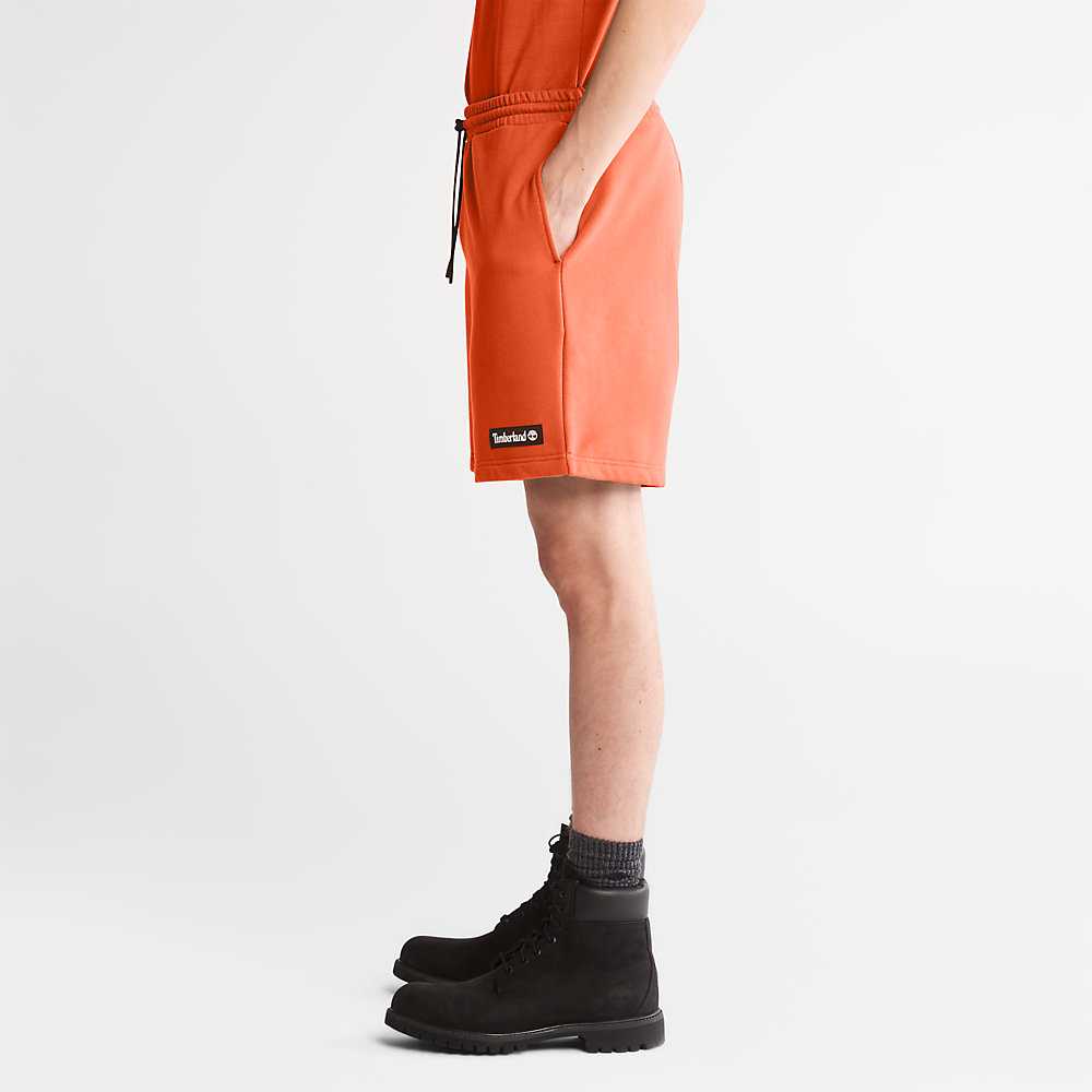 Orange Women's Timberland All Gender Sweat Shorts | Israel-5463829