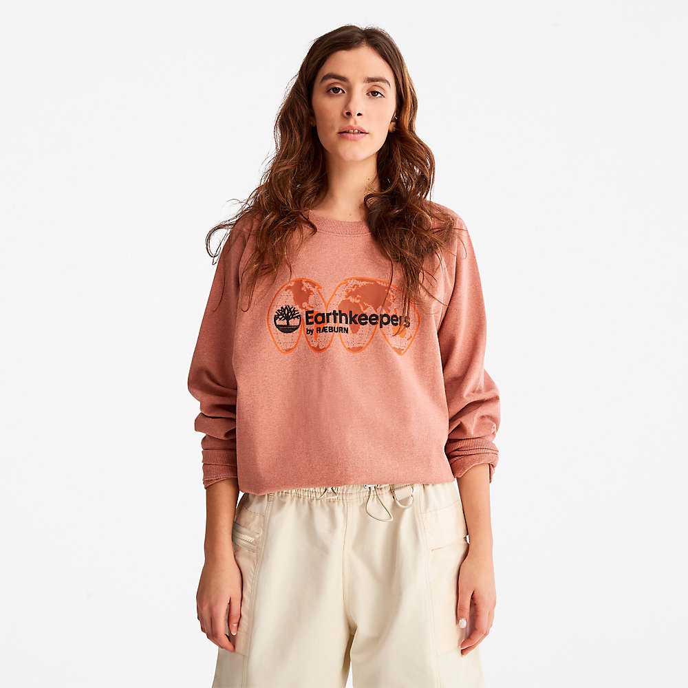 Orange Women's Timberland Earthkeepers Sweatshirt | Israel-8490563