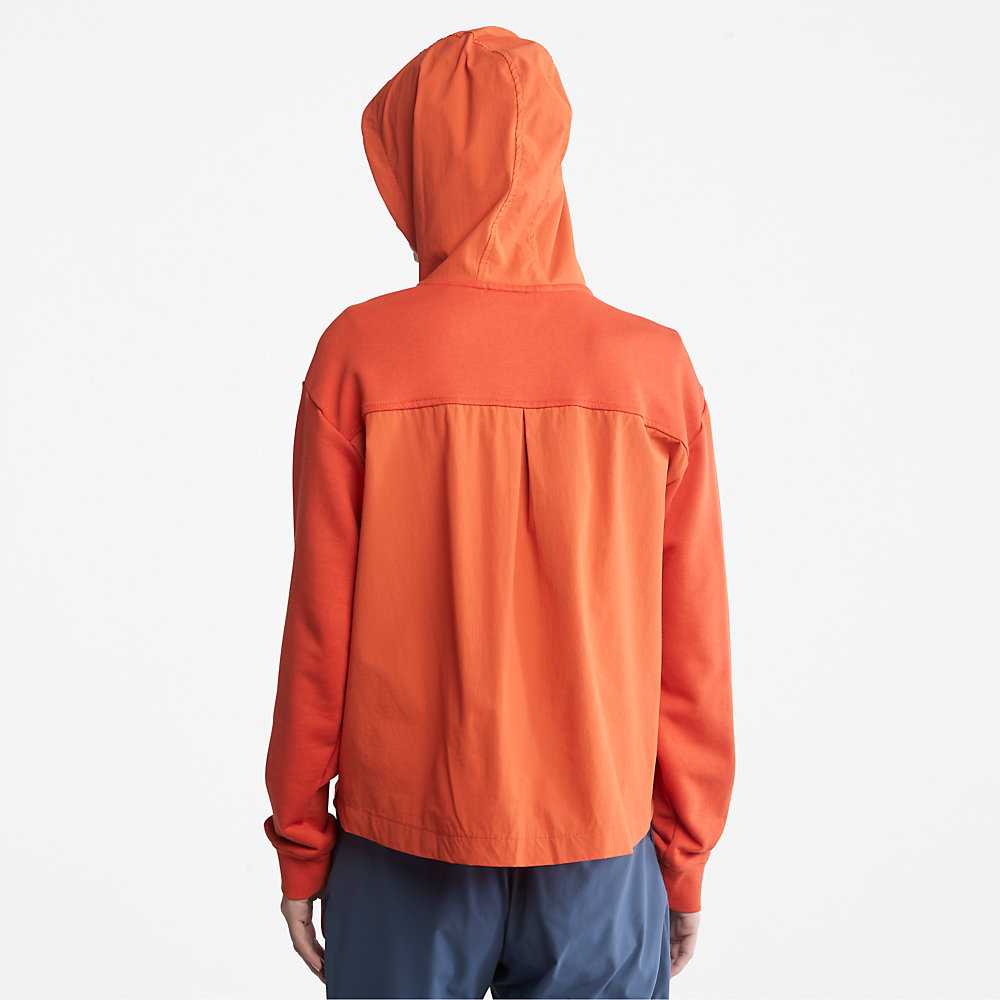 Orange Women's Timberland Solid-colour Hoodie | Israel-3826097