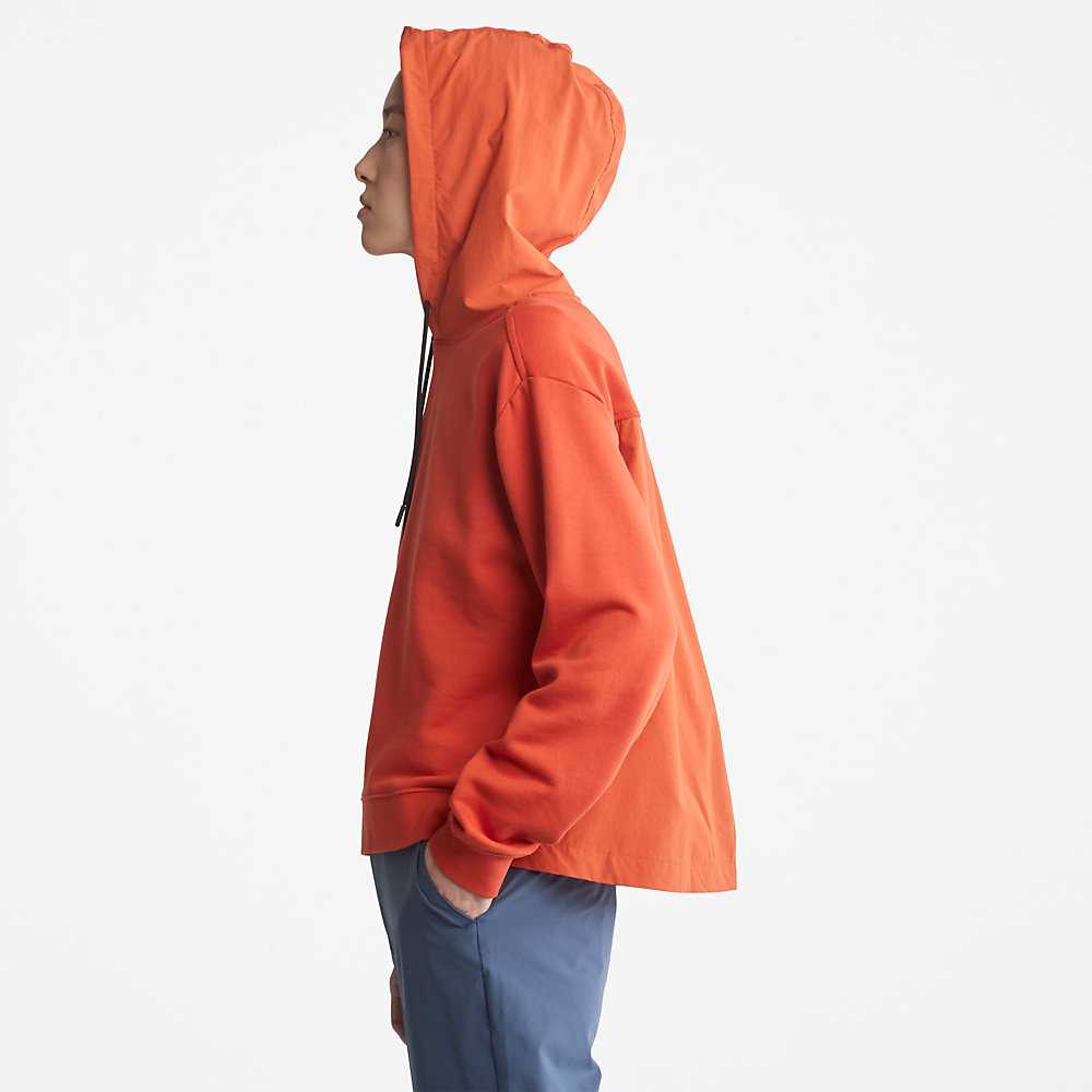 Orange Women's Timberland Solid-colour Hoodie | Israel-3826097