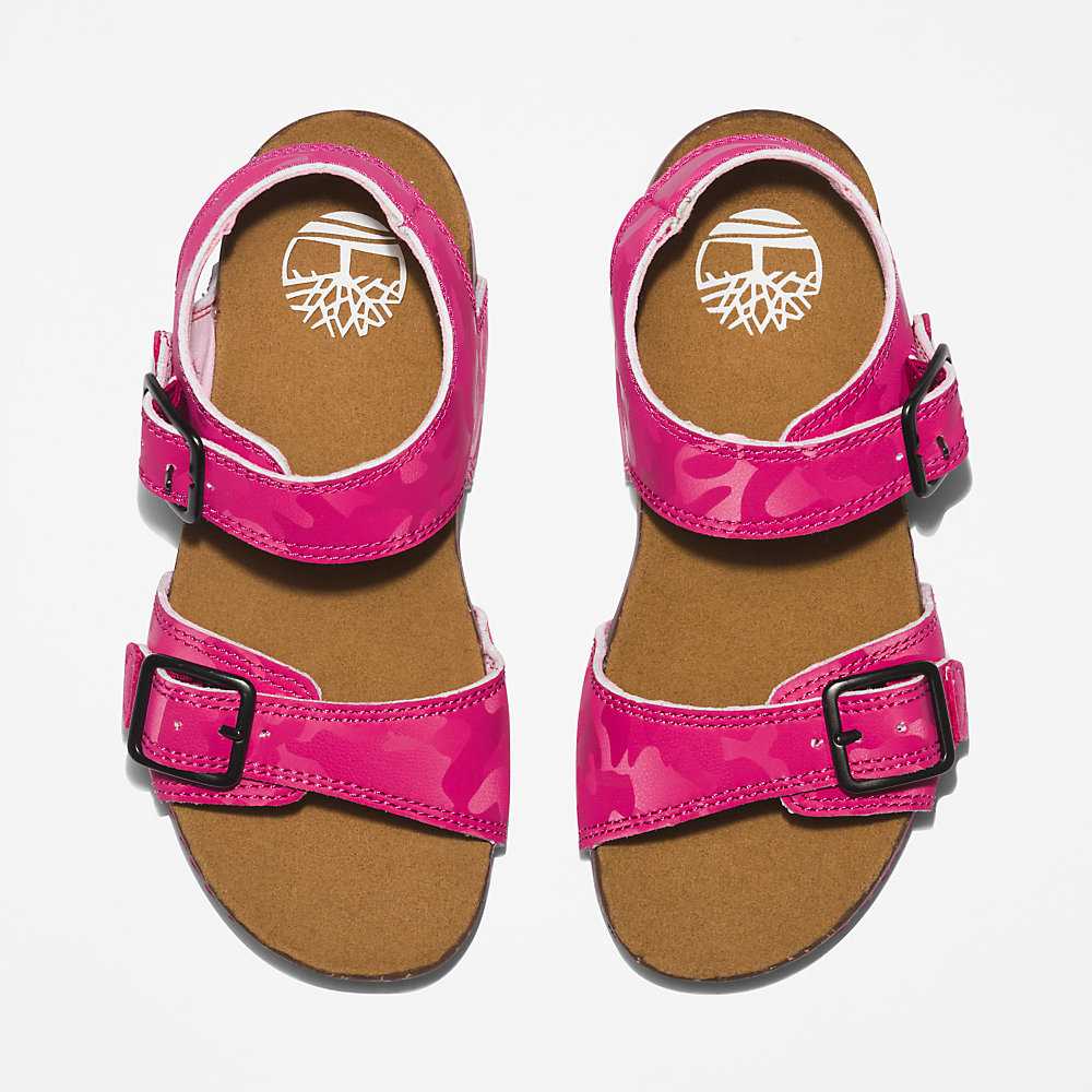 Pink Kids' Timberland Castle Island Sandals | Israel-1785493