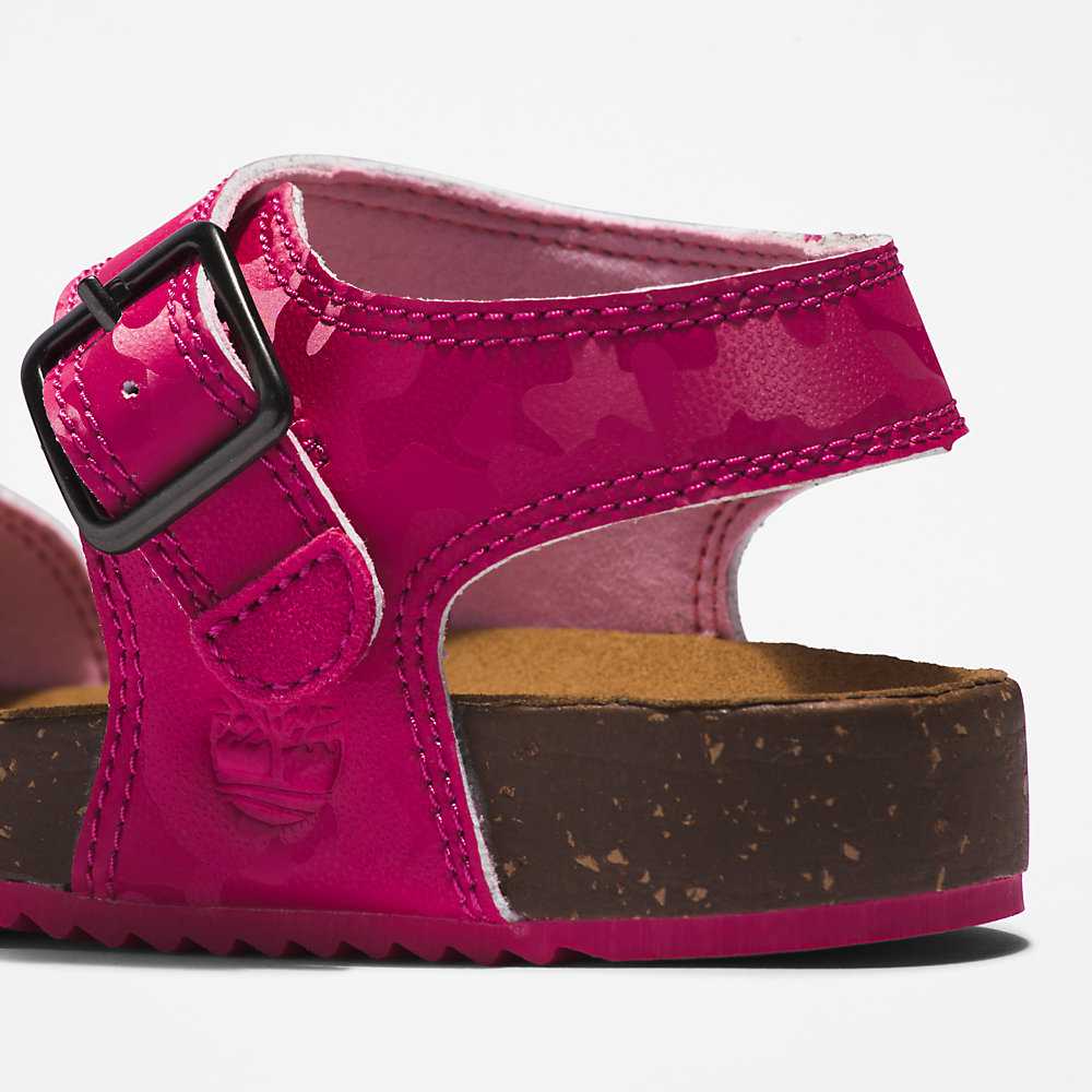 Pink Kids' Timberland Castle Island Sandals | Israel-1785493