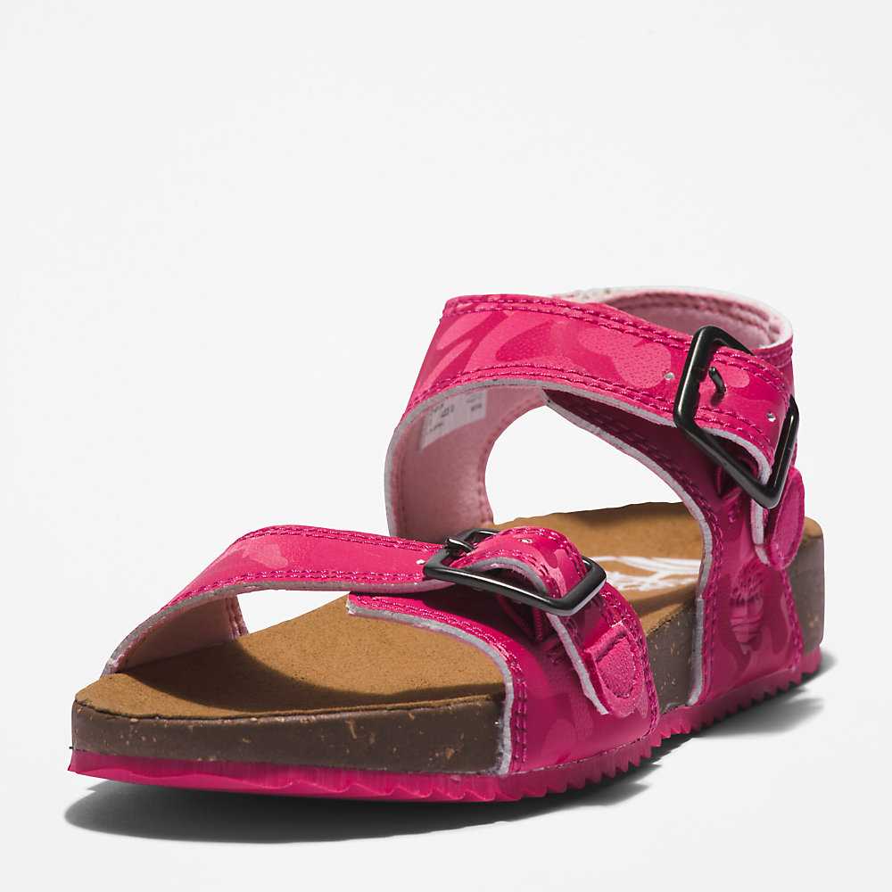 Pink Kids' Timberland Castle Island Sandals | Israel-1785493