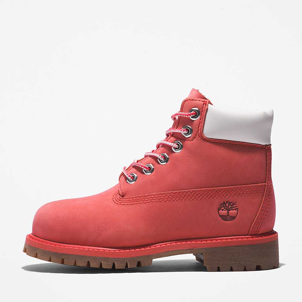 Pink Kids' Timberland Premium® 6 Inch Waterproof Boots | Israel-4219584