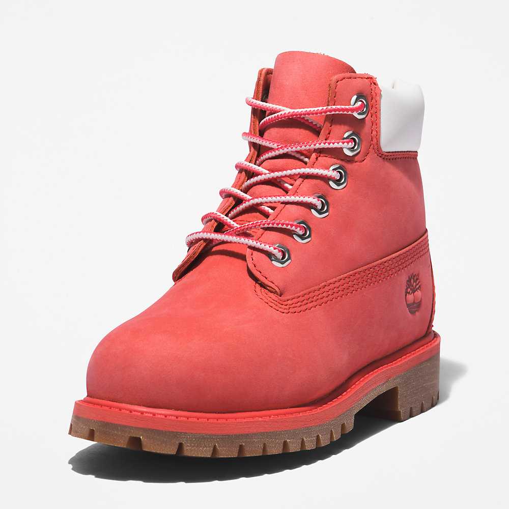 Pink Kids' Timberland Premium® 6 Inch Waterproof Boots | Israel-4219584