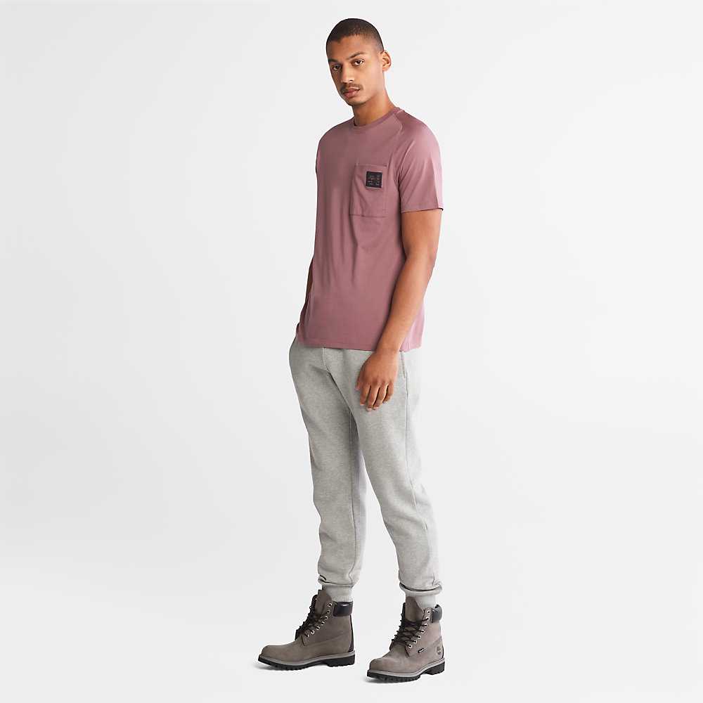 Pink Men's Timberland Eco-Ready Supima® Cotton TimberFresh™ T Shirts | Israel-9486071