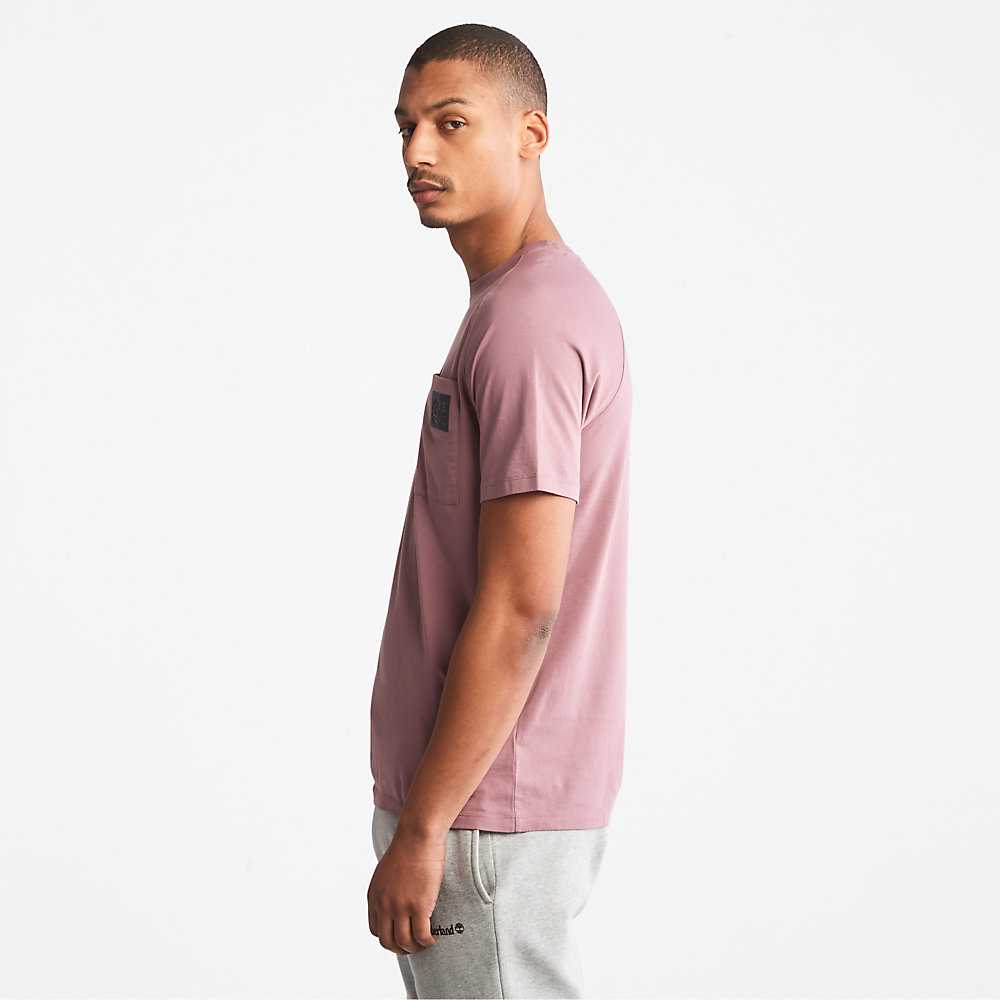 Pink Men's Timberland Eco-Ready Supima® Cotton TimberFresh™ T Shirts | Israel-9486071