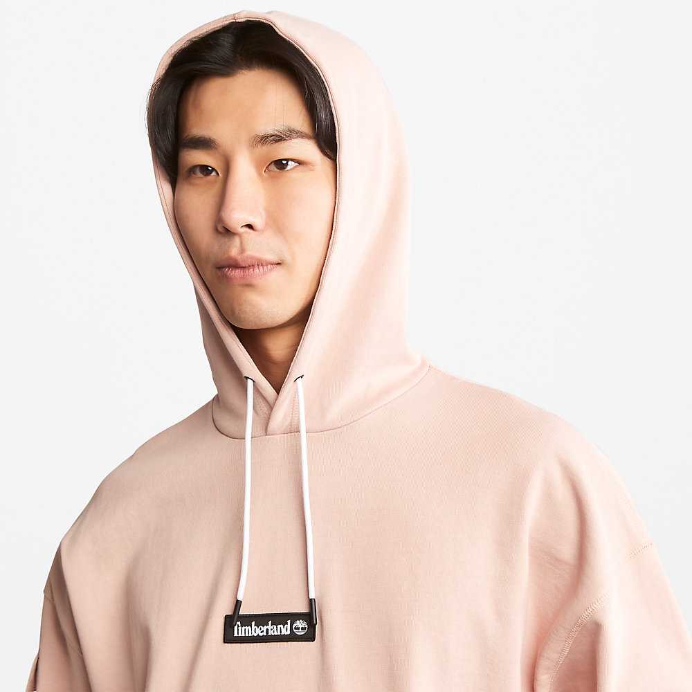 Pink Men's Timberland Progressive Utility Hoodie | Israel-9125804