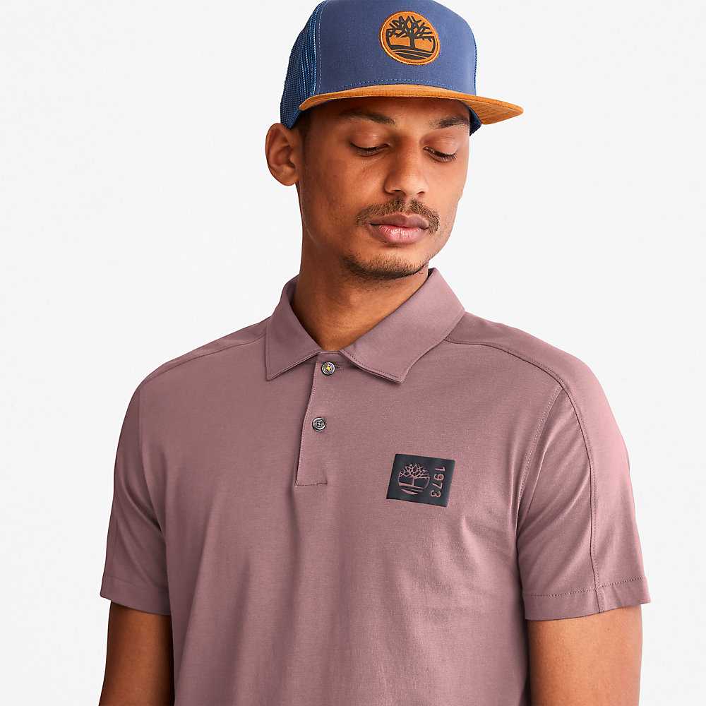 Pink Men's Timberland TimberFresh™ Supima® Polo Shirts | Israel-1059623