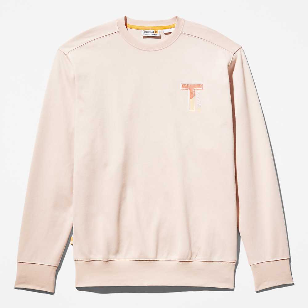 Pink Men's Timberland TimberFresh™ Sweatshirt | Israel-3801675