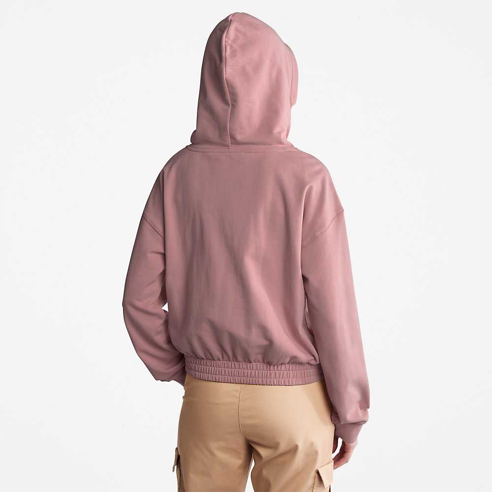 Pink Women's Timberland Established 1973 Hoodie | Israel-2819546