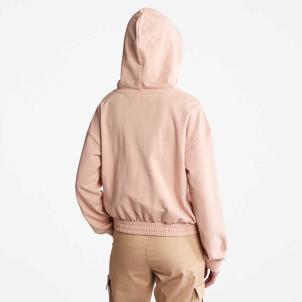 Pink Women's Timberland Established 1973 Hoodie | Israel-6427159