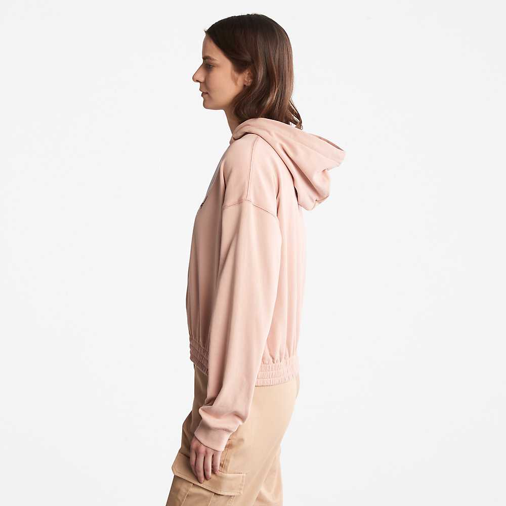 Pink Women's Timberland Established 1973 Hoodie | Israel-6427159