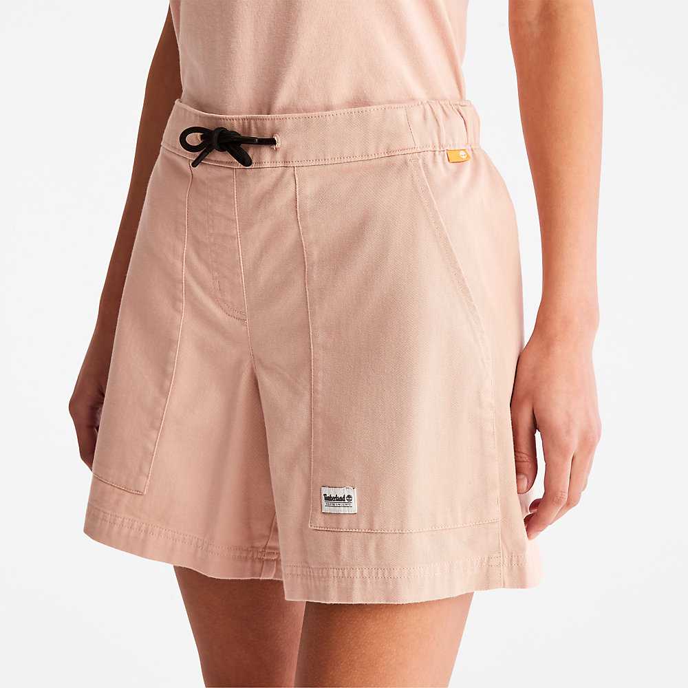 Pink Women's Timberland Progressive Utility Shorts | Israel-5432791