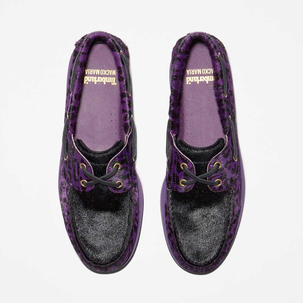 Purple Men's Timberland Classic 2-Eye Boat Shoes | Israel-7965081