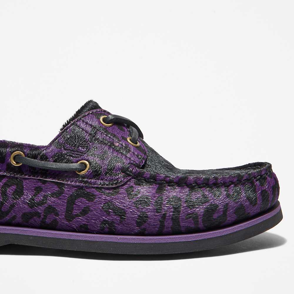 Purple Men's Timberland Classic 2-Eye Boat Shoes | Israel-7965081