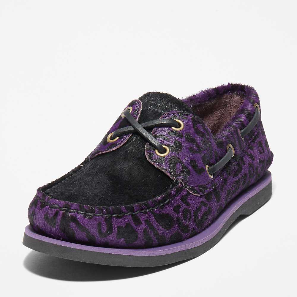 Purple Men's Timberland Classic 2-Eye Boat Shoes | Israel-7965081