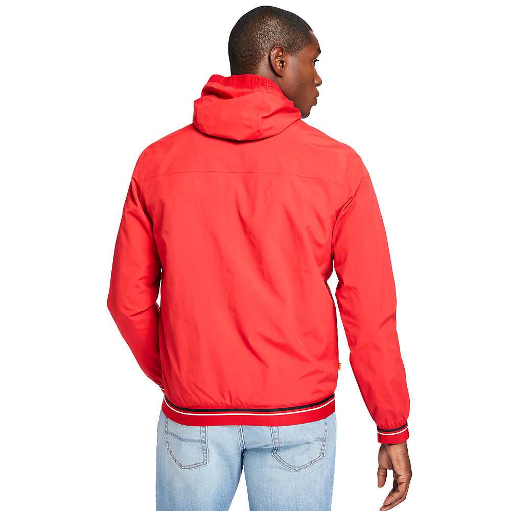 Red Men's Timberland Coastal Cool Bomber Jacket | Israel-3104762