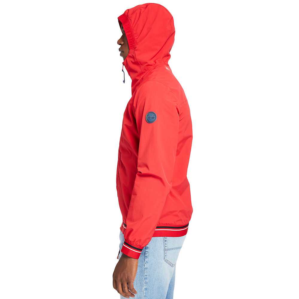 Red Men's Timberland Coastal Cool Bomber Jacket | Israel-3104762