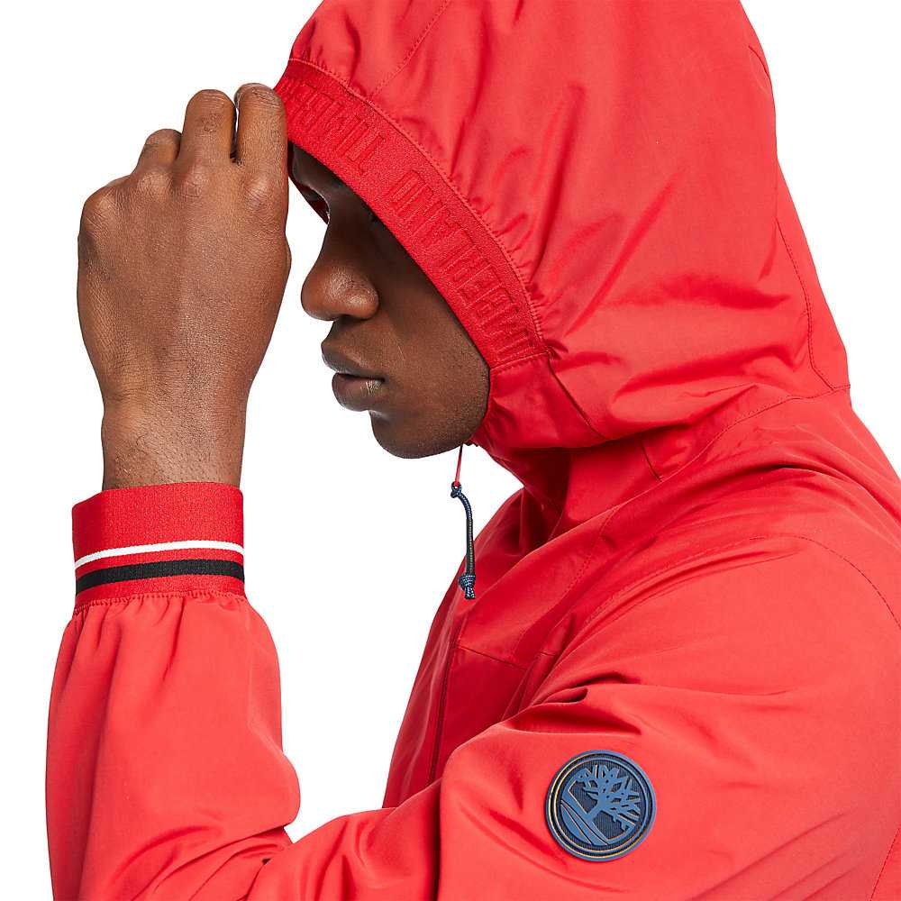 Red Men's Timberland Coastal Cool Bomber Jacket | Israel-3104762