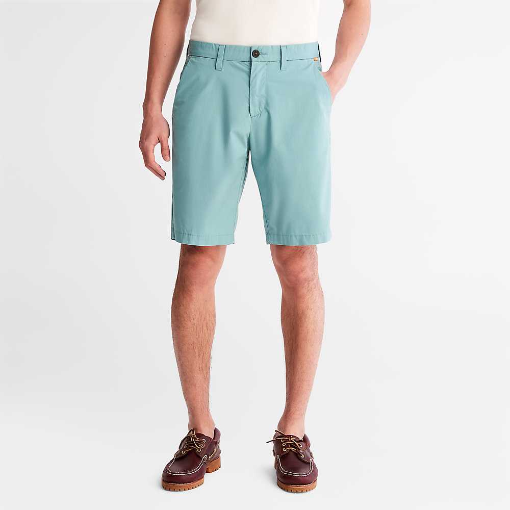 Turquoise Men\'s Timberland Squam Lake Shorts | Israel-1639072