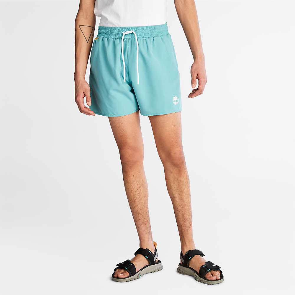 Turquoise Men\'s Timberland Sunapee Lake Shorts | Israel-8461502