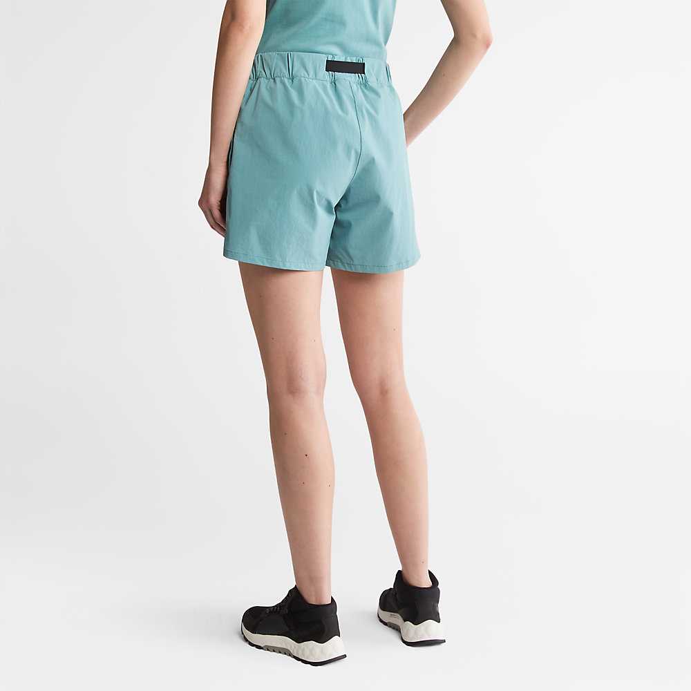 Turquoise Women's Timberland Technical Shorts | Israel-8962043