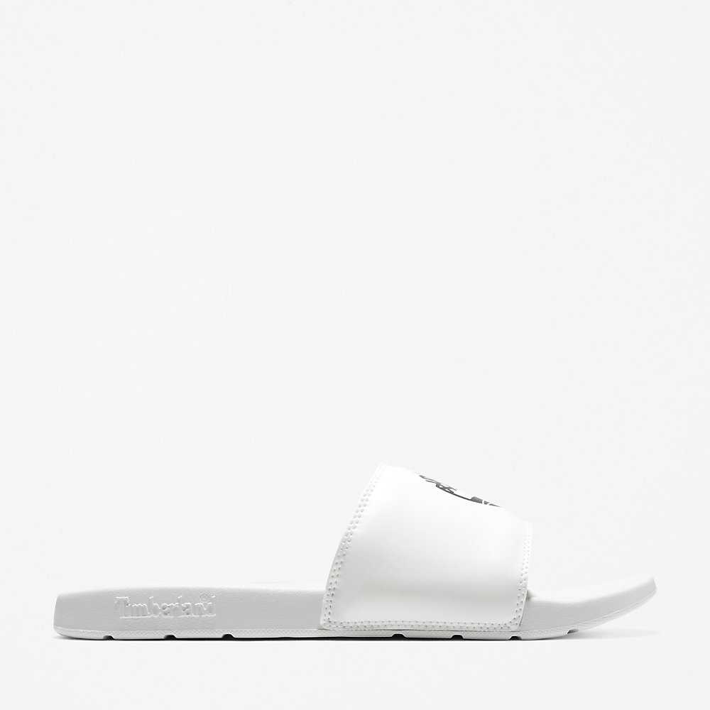 White Men\'s Timberland Playa Slides | Israel-7945680