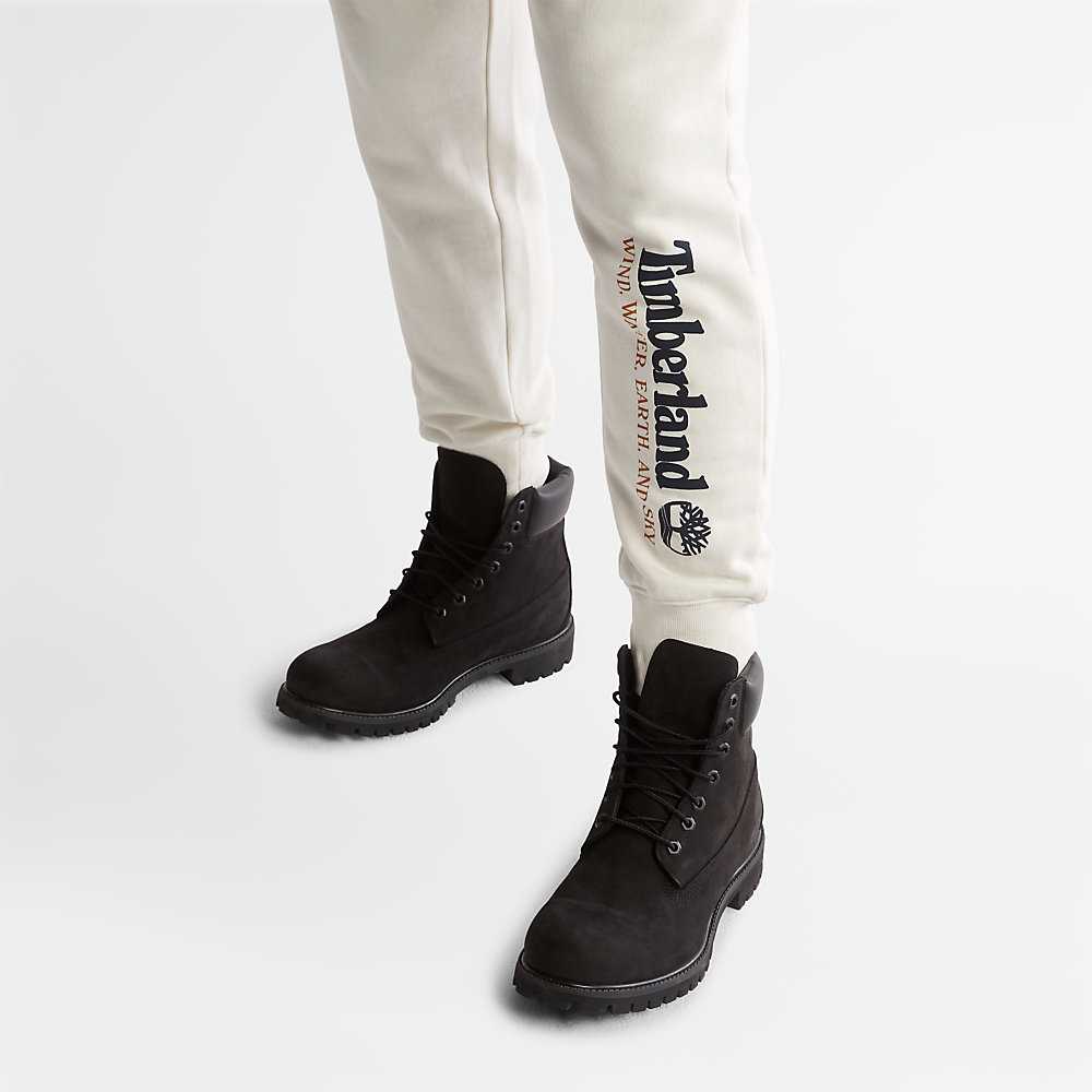 White Men's Timberland Wind Water Earth And Sky Sweatpants | Israel-0694187