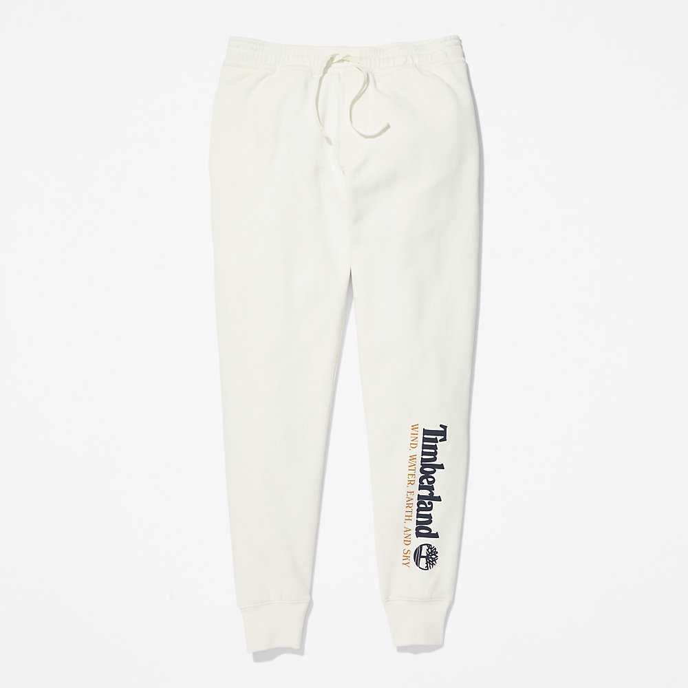 White Men's Timberland Wind Water Earth And Sky Sweatpants | Israel-0694187