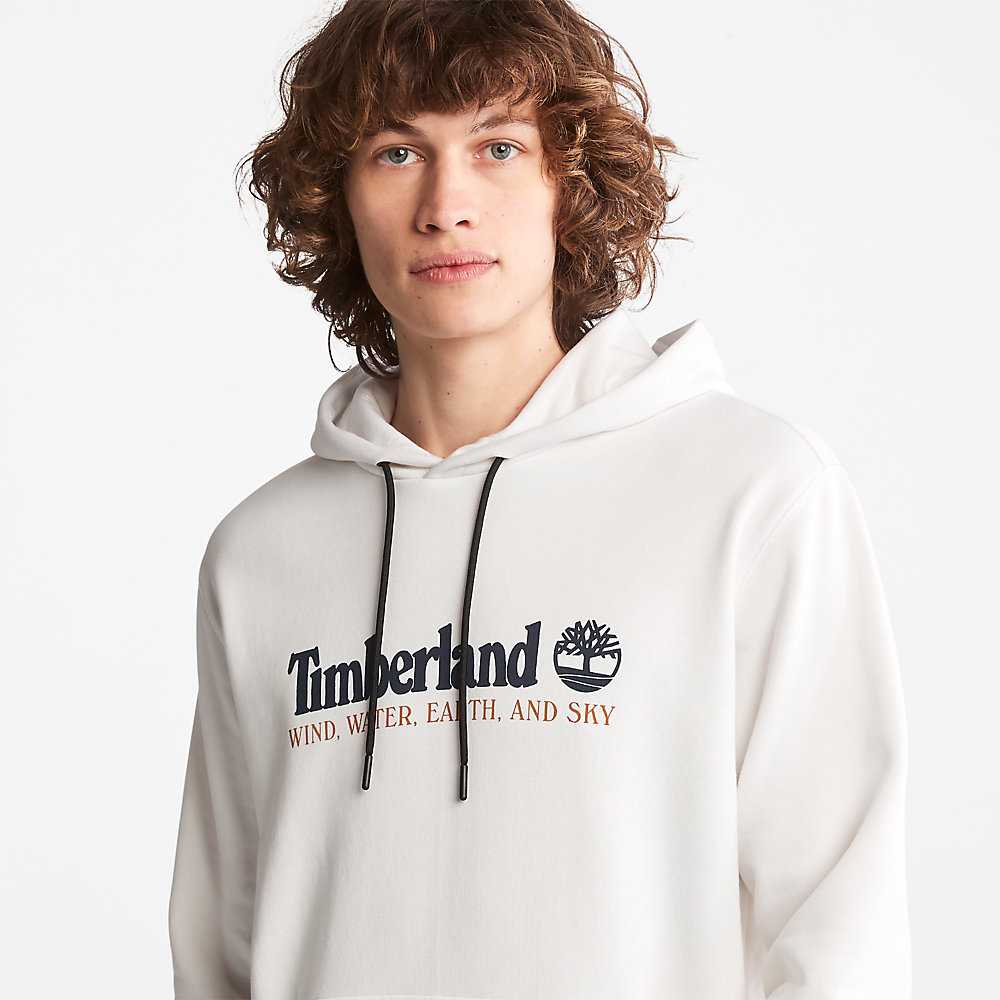 White Men's Timberland Wind Water Earth And Sky Hoodie | Israel-9584021