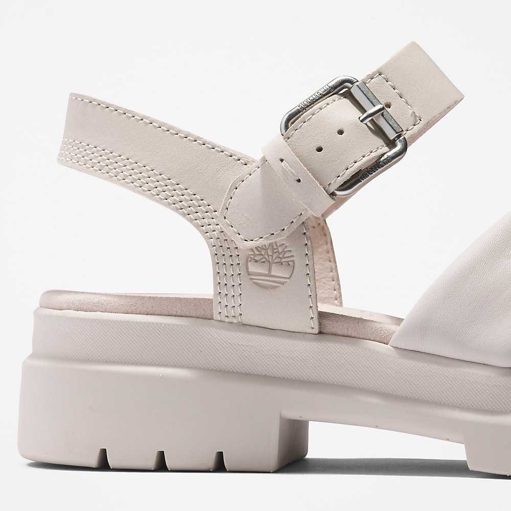 White Women's Timberland London Vibe Sandals | Israel-1402583